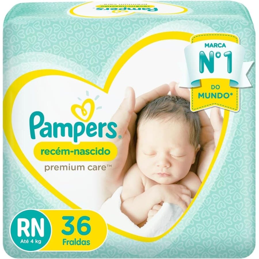 Fraldas tamanho RN (1 pacote)